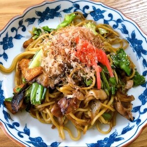 シャキシャキ野菜の焼きそば ♪